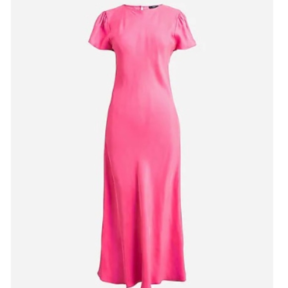 JCrew Cupro blend MIDI Dress (NWT)